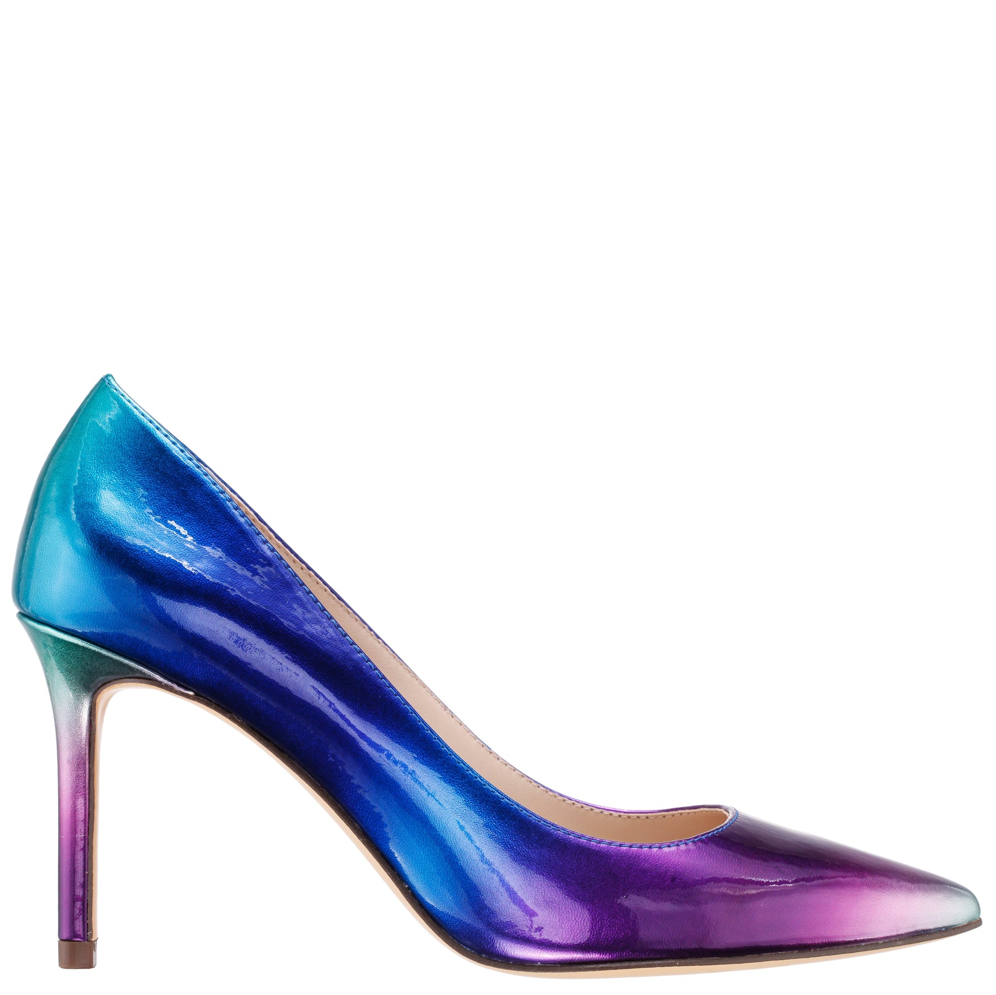 Nina Shoes Nina85 Blue Ombre Patent Leatherette High-Heel Classic Pump