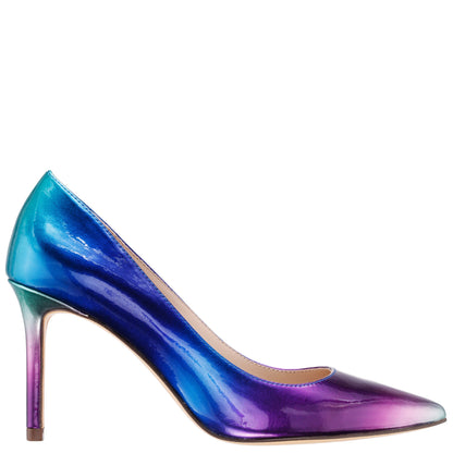 Nina Shoes Nina85 Blue Ombre Patent Leatherette High-Heel Classic Pump