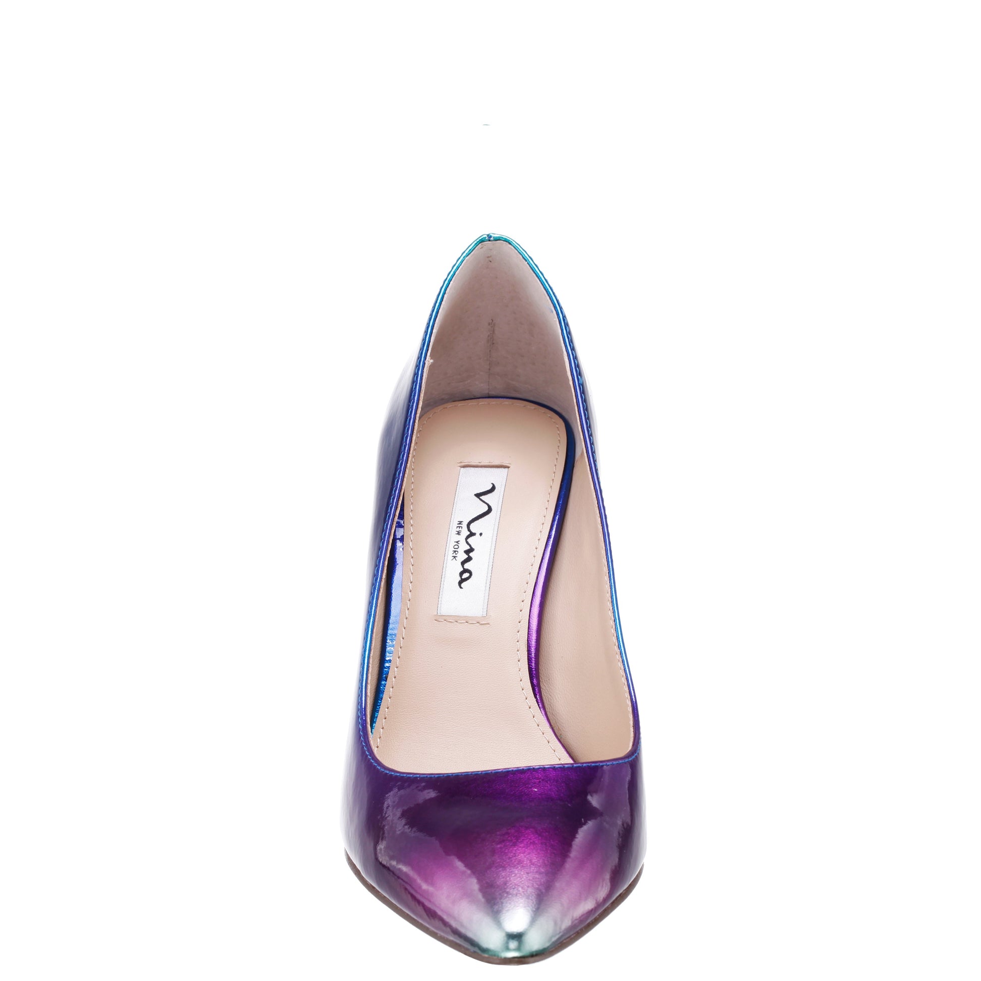 Nina Shoes Nina85 Blue Ombre Patent Leatherette High-Heel Classic Pump