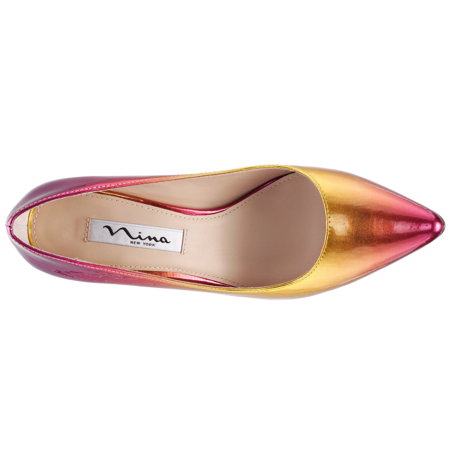 Nina Shoes Nina85 Purple Ombre Patent Leatherette High-Heel Classic Pump