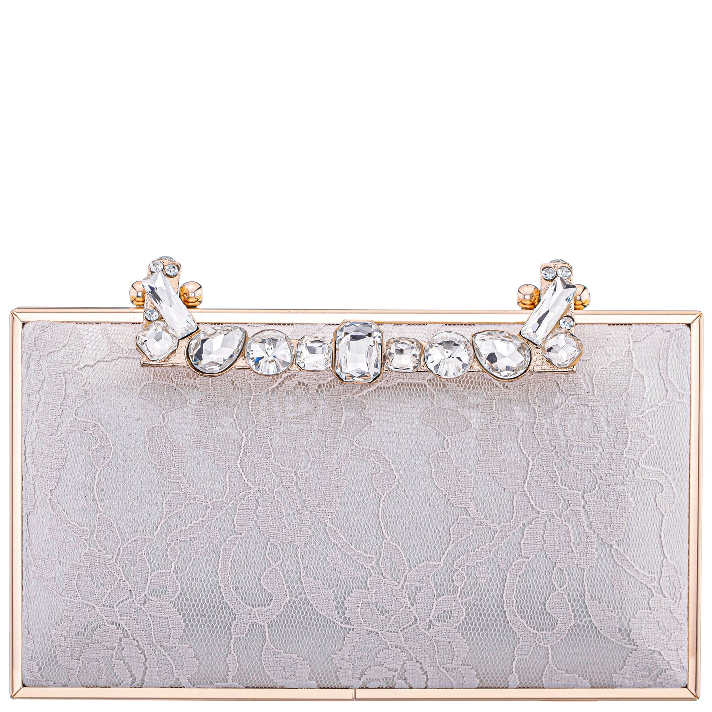 Nina Shoes Boujee-L Beige Lace Minaudiere
