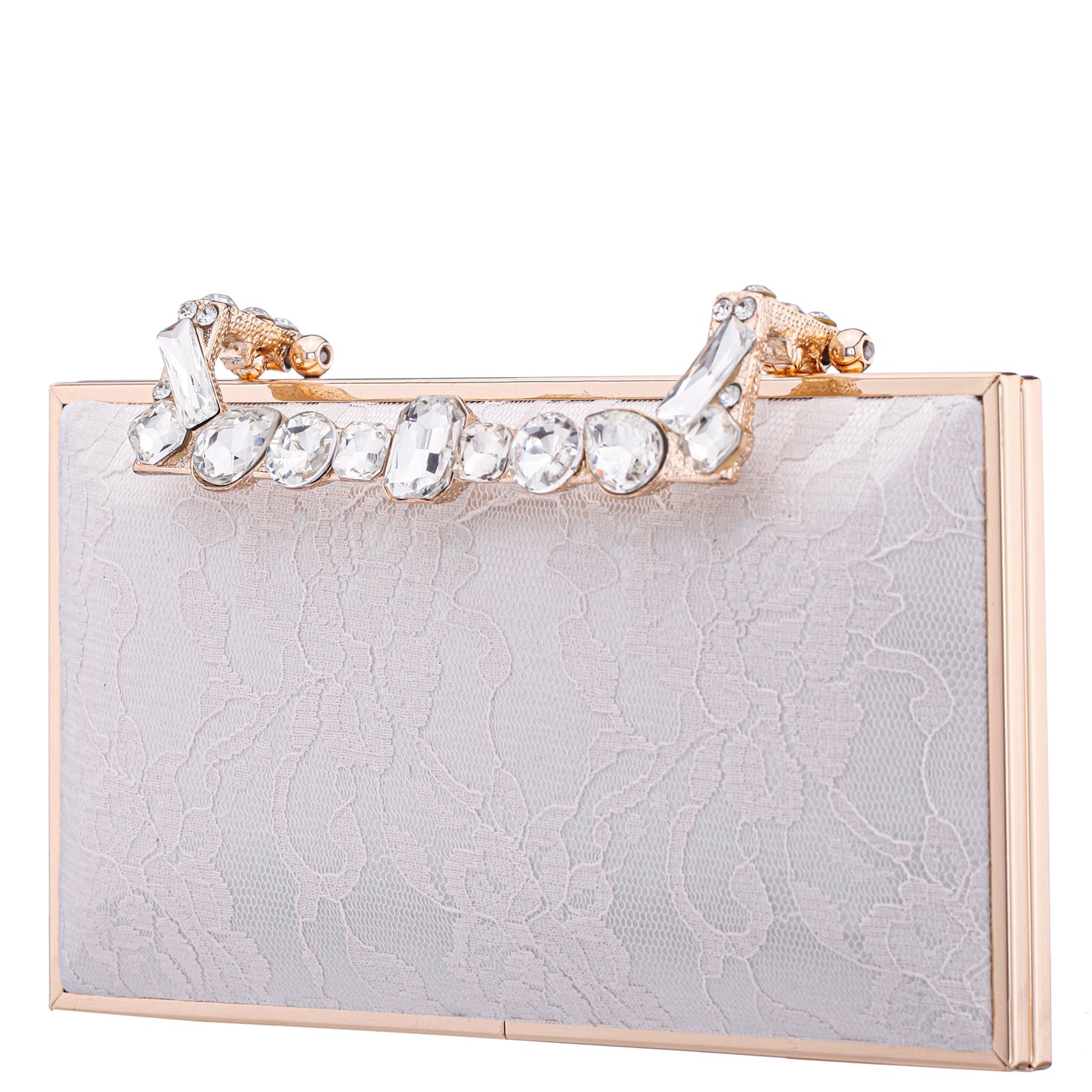 Nina Shoes Boujee-L Beige Lace Minaudiere