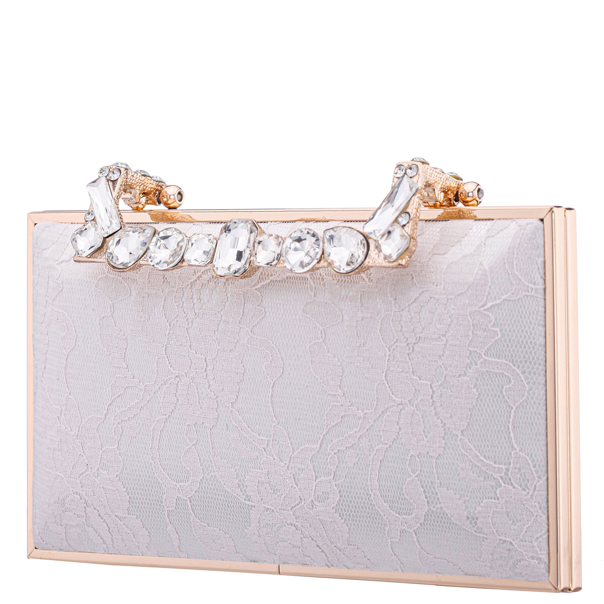 Nina Shoes Boujee-L Beige Lace Minaudiere