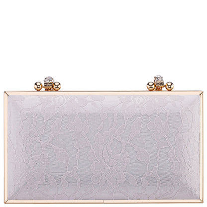 Nina Shoes Boujee-L Beige Lace Minaudiere
