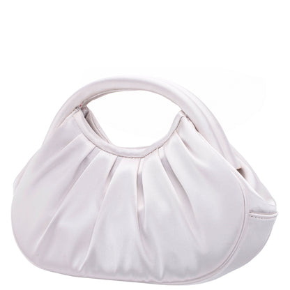 Nina Shoes Bren Beige Satin Handle Satchel