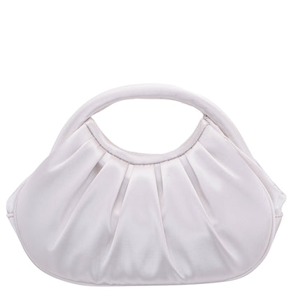 Nina Shoes Bren Beige Satin Handle Satchel