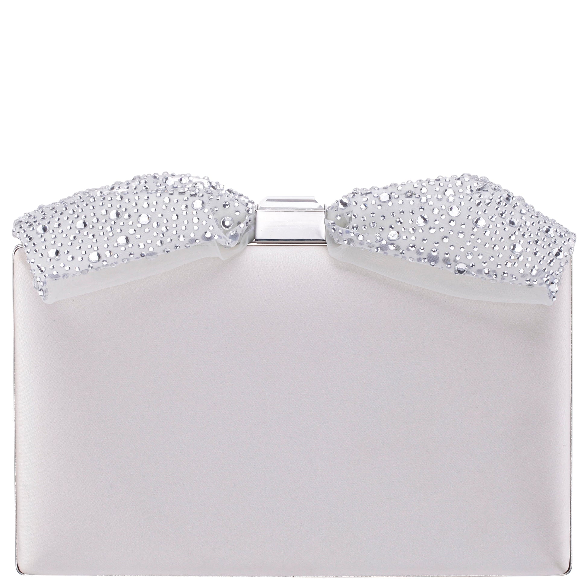 Nina Shoes Selena Beige Glass Crystals Minaudiere