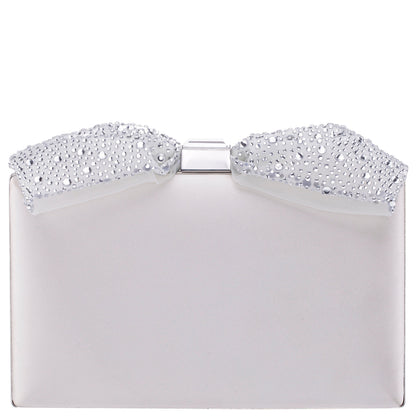 Nina Shoes Selena Beige Glass Crystals Minaudiere