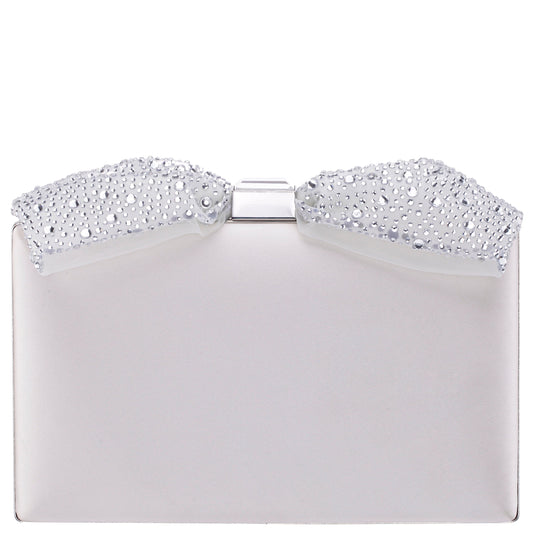 Nina Shoes Selena Beige Glass Crystals Minaudiere