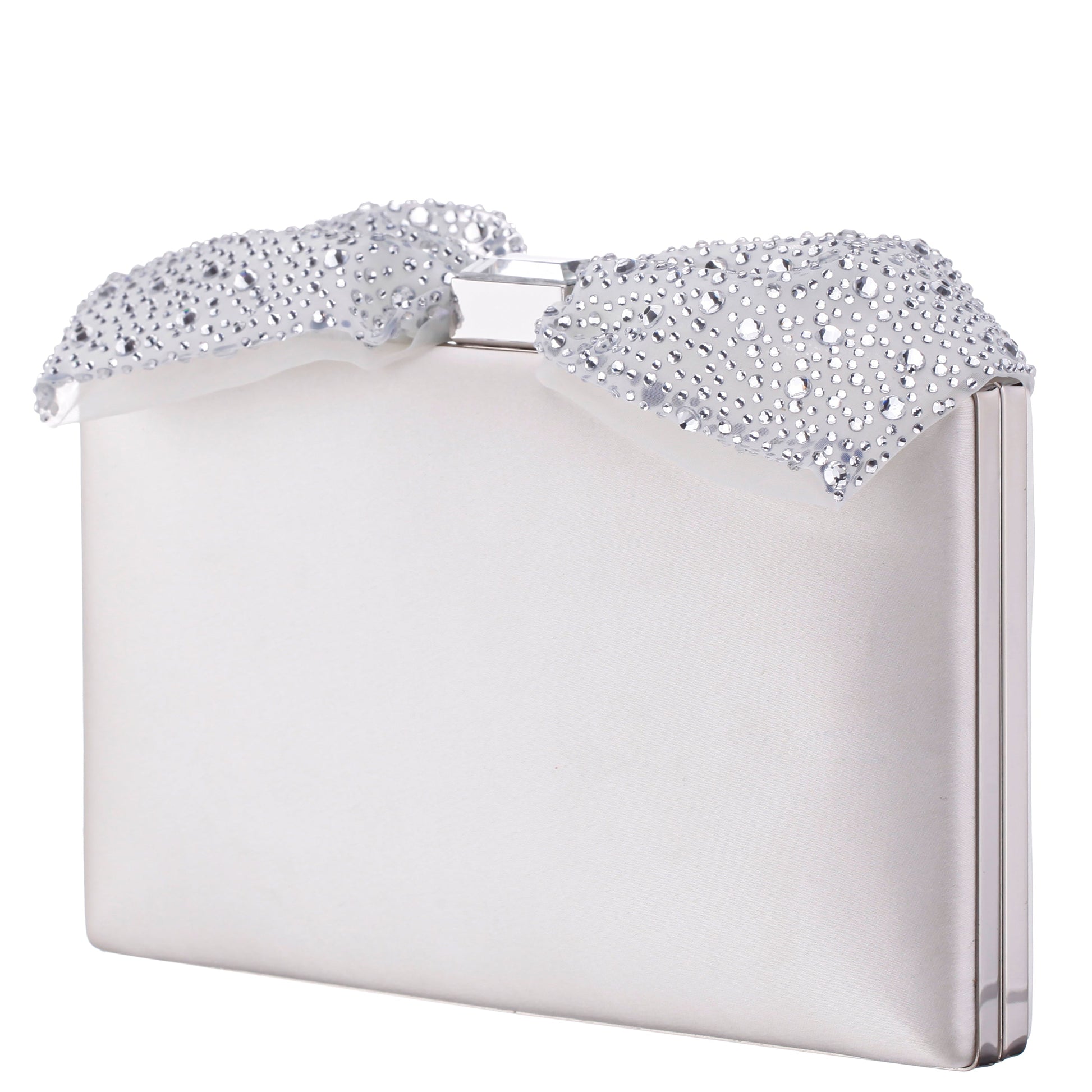Nina Shoes Selena Beige Glass Crystals Minaudiere