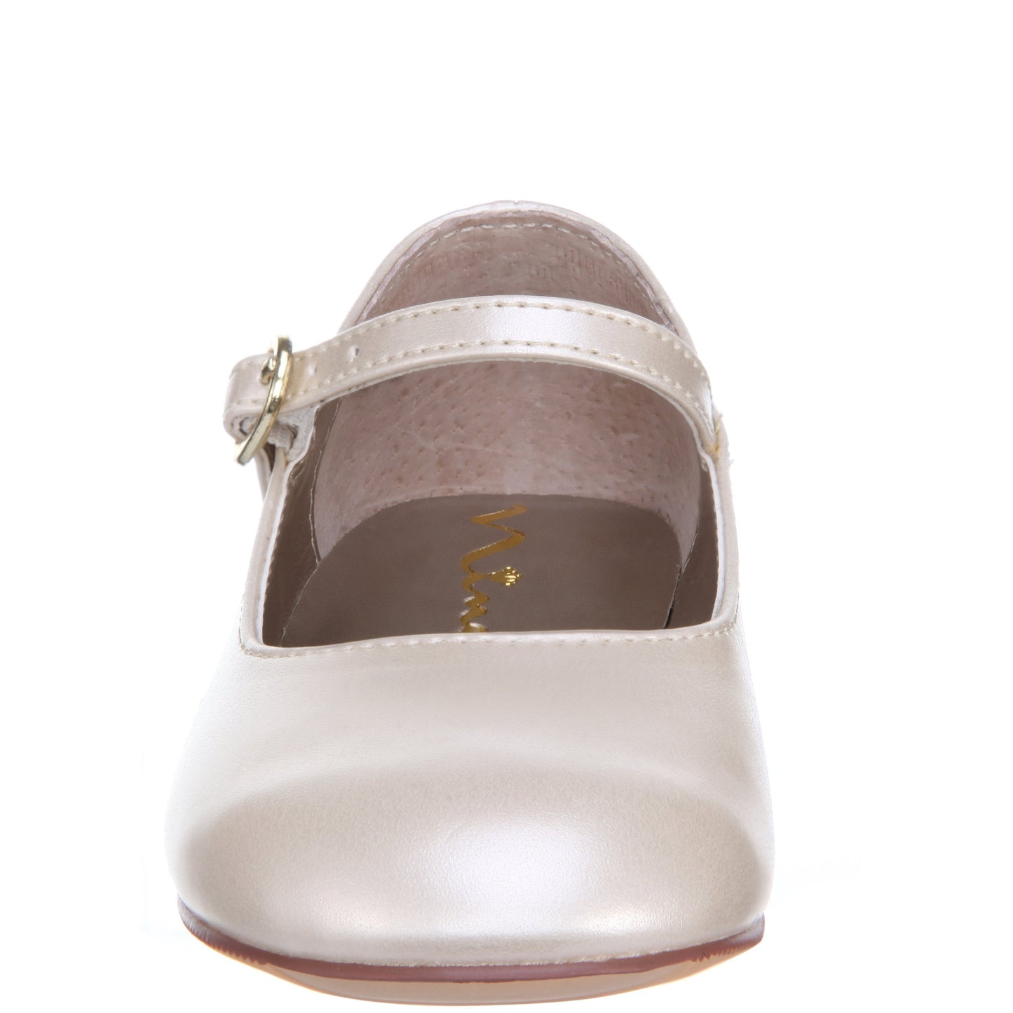 Nina Shoes Girls Seeley Beige Low Heel Dress Shoes
