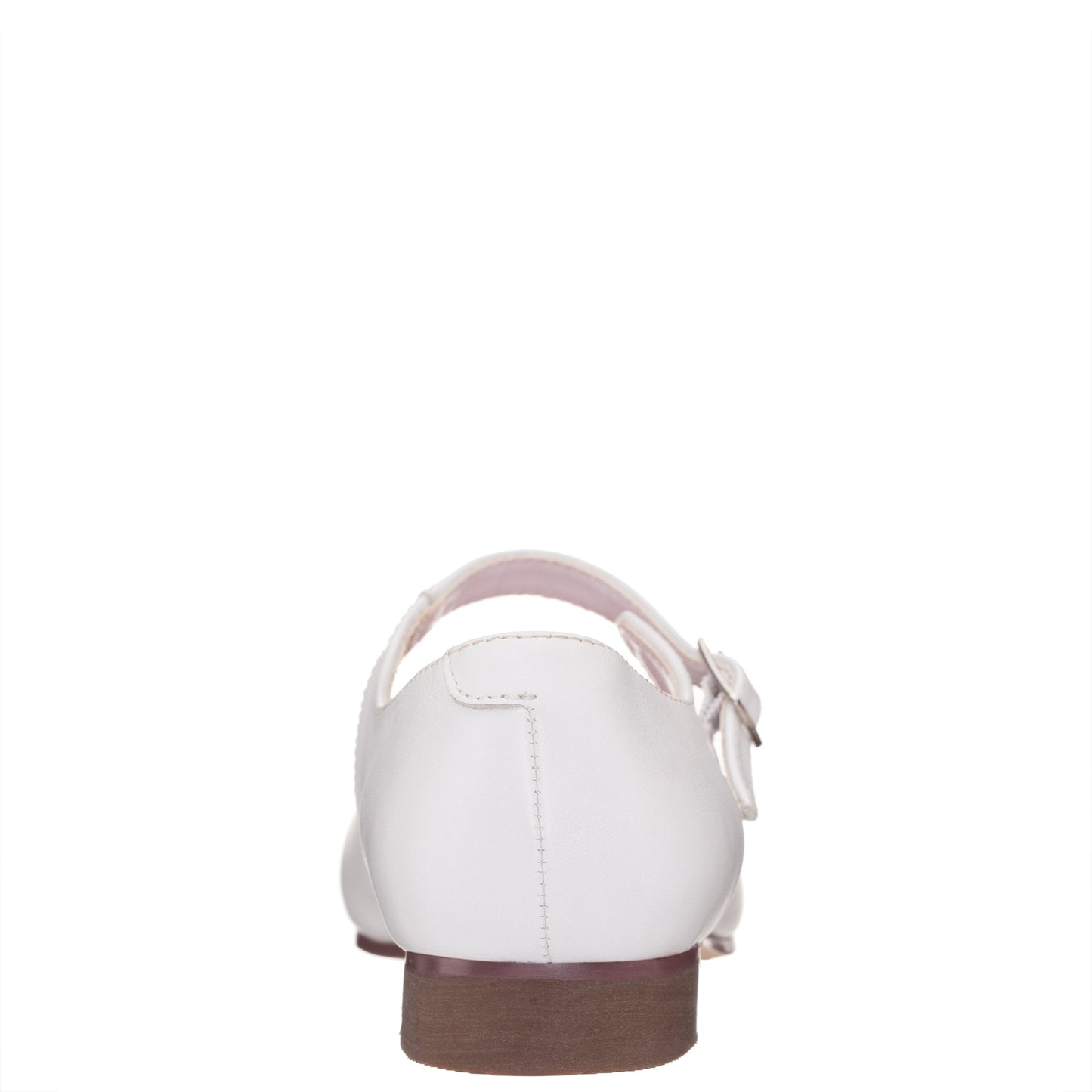 Nina Shoes Girls Bonnett White Leather Mary Jane Dress Shoes