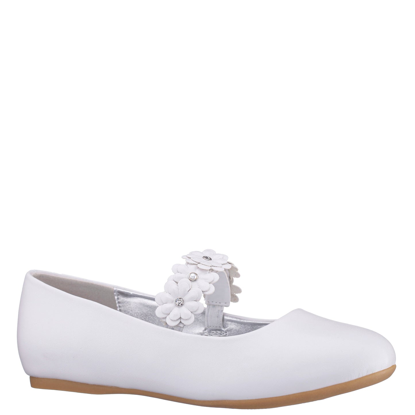 Nina Shoes Girls Rozy White Ballet Dress Shoes