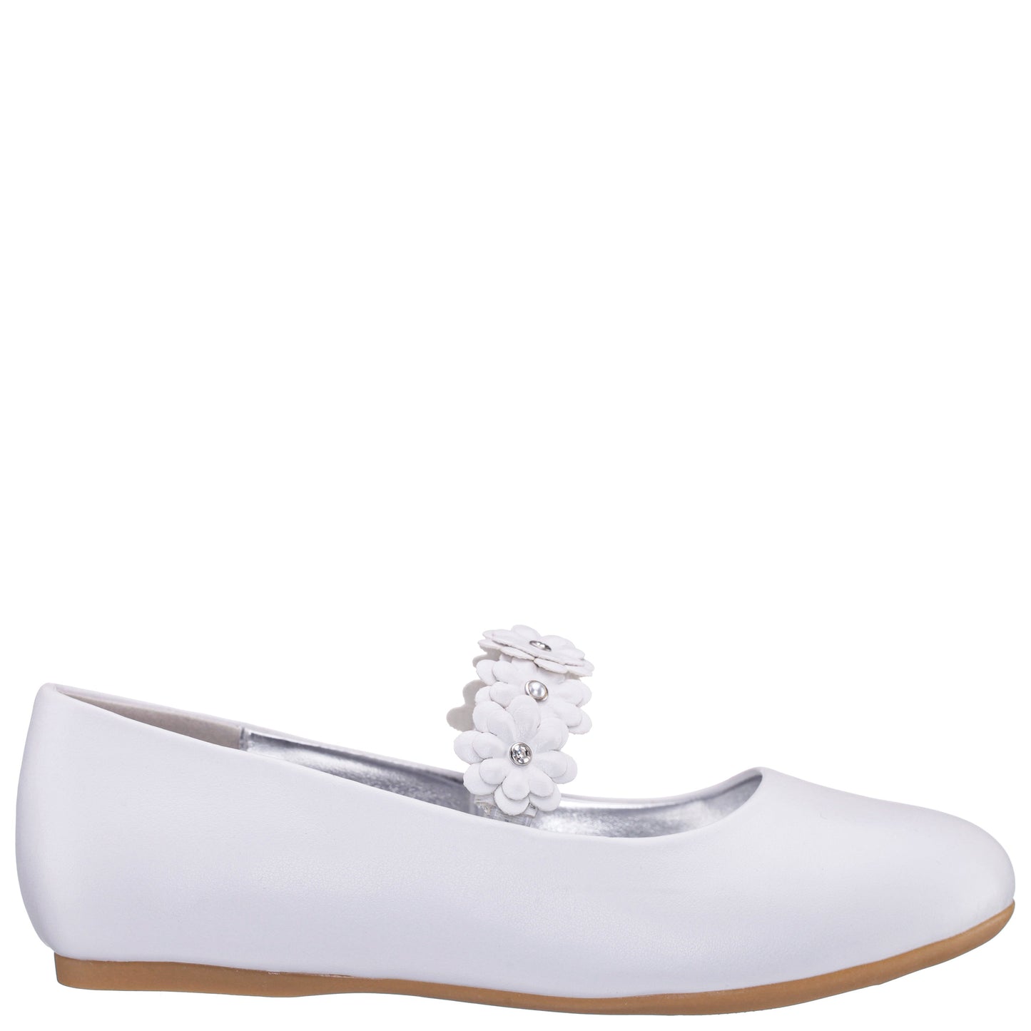 Nina Shoes Girls Rozy White Ballet Dress Shoes