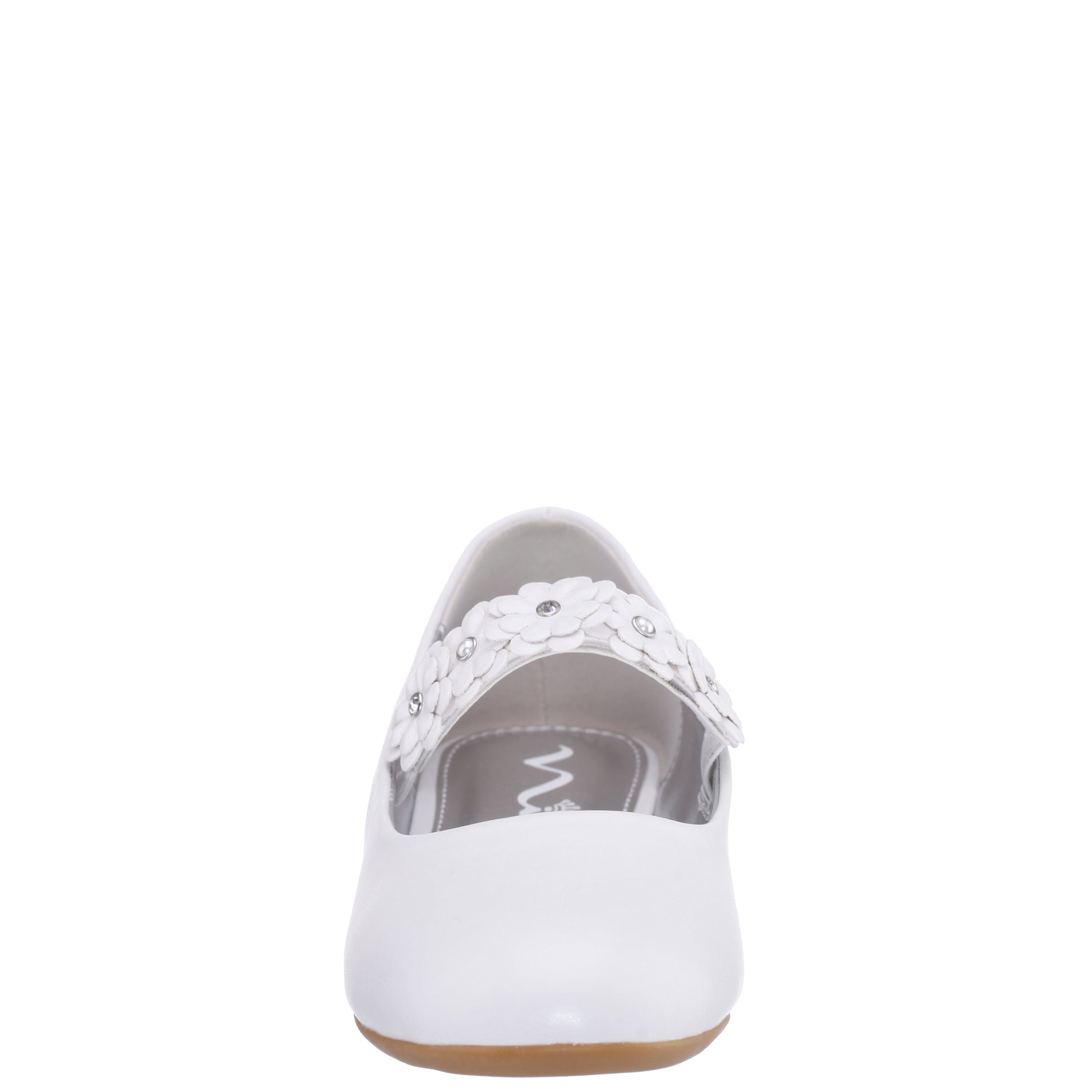 Nina Shoes Girls Rozy White Ballet Dress Shoes
