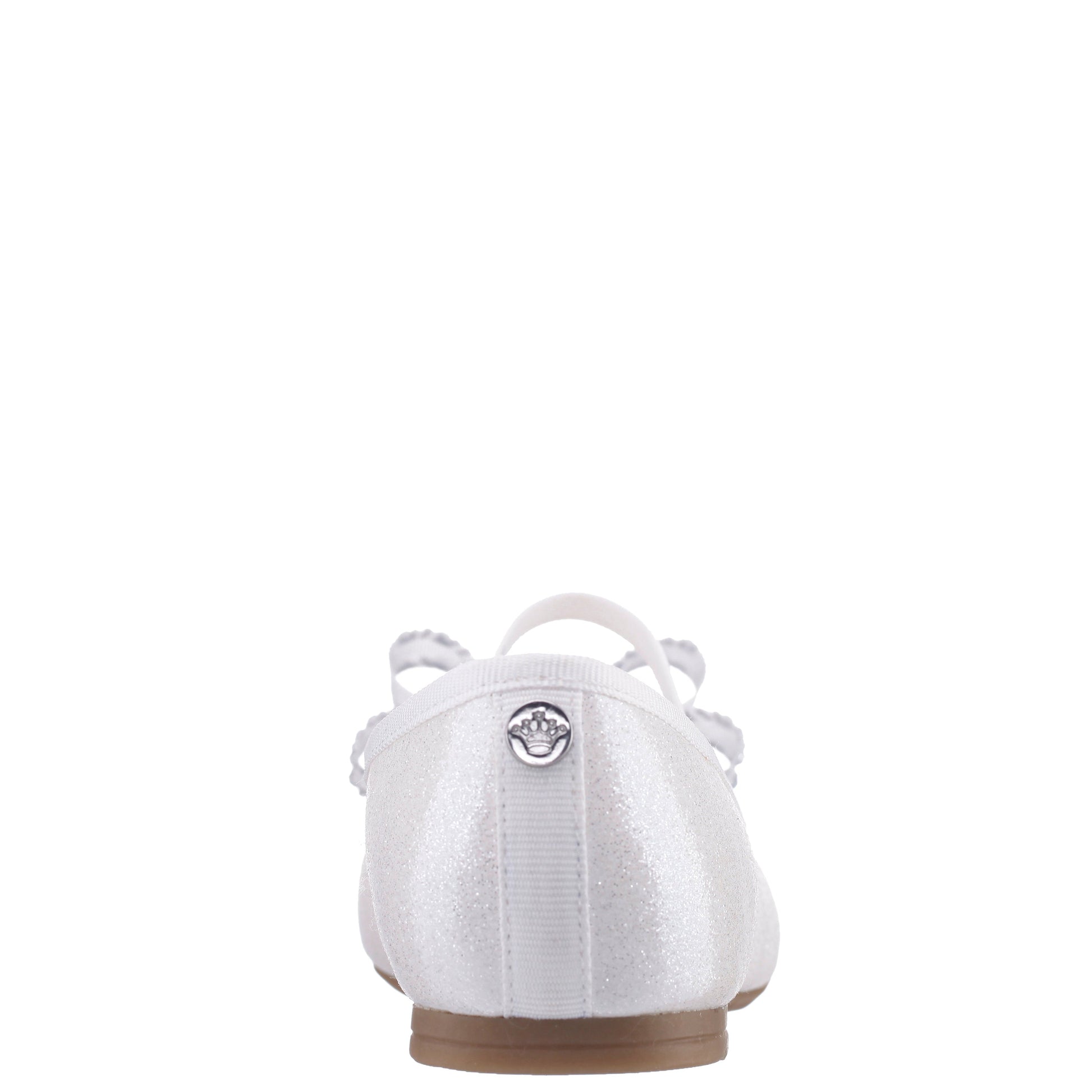 Nina Shoes Girls Sidnee White Ballet Dress Shoes