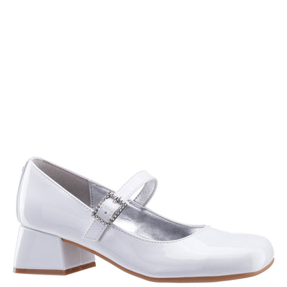 Nina Shoes Girls Mila White Patent Mary Jane Dress Shoe