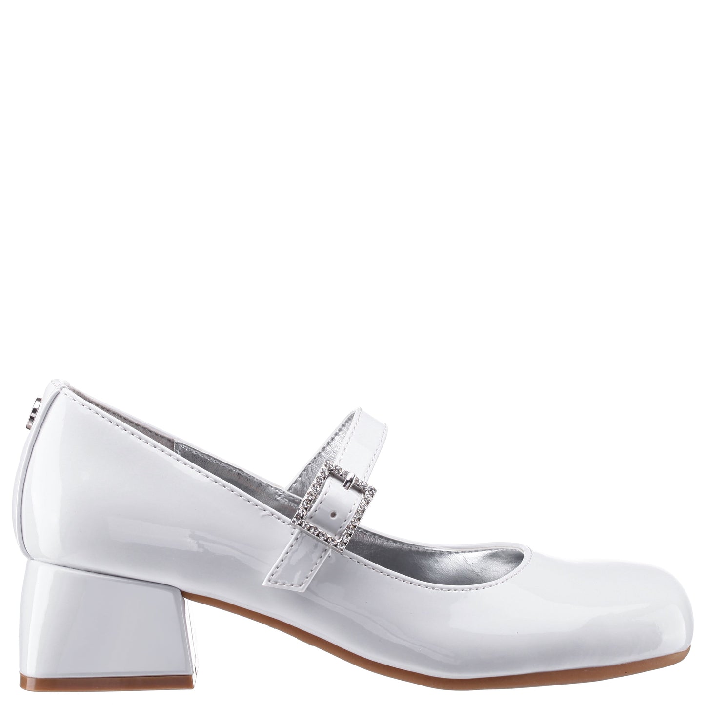 Nina Shoes Girls Mila White Patent Mary Jane Dress Shoe