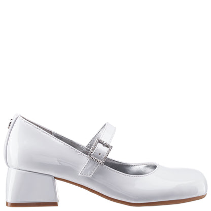 Nina Shoes Girls Mila White Patent Mary Jane Dress Shoe