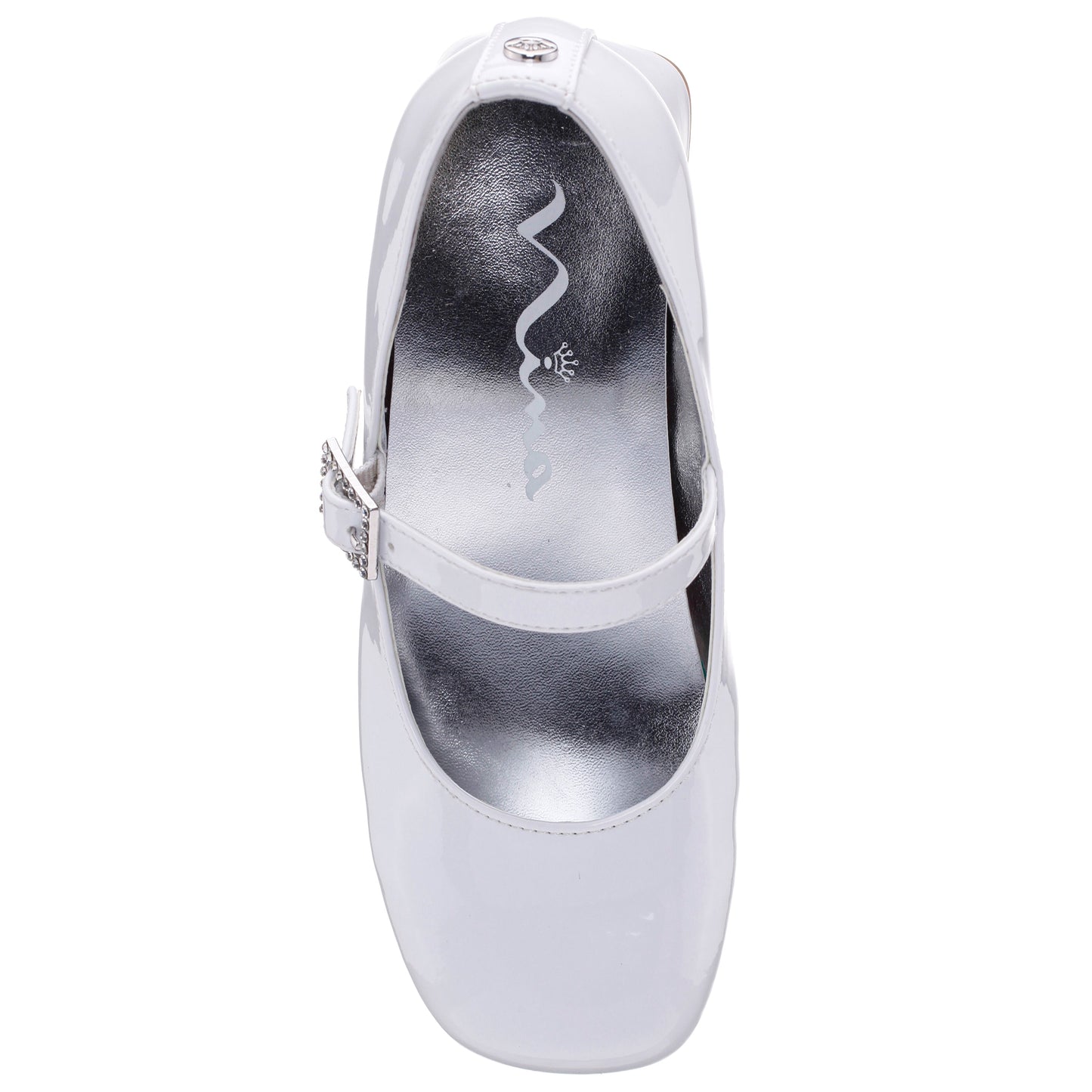 Nina Shoes Girls Mila White Patent Mary Jane Dress Shoe