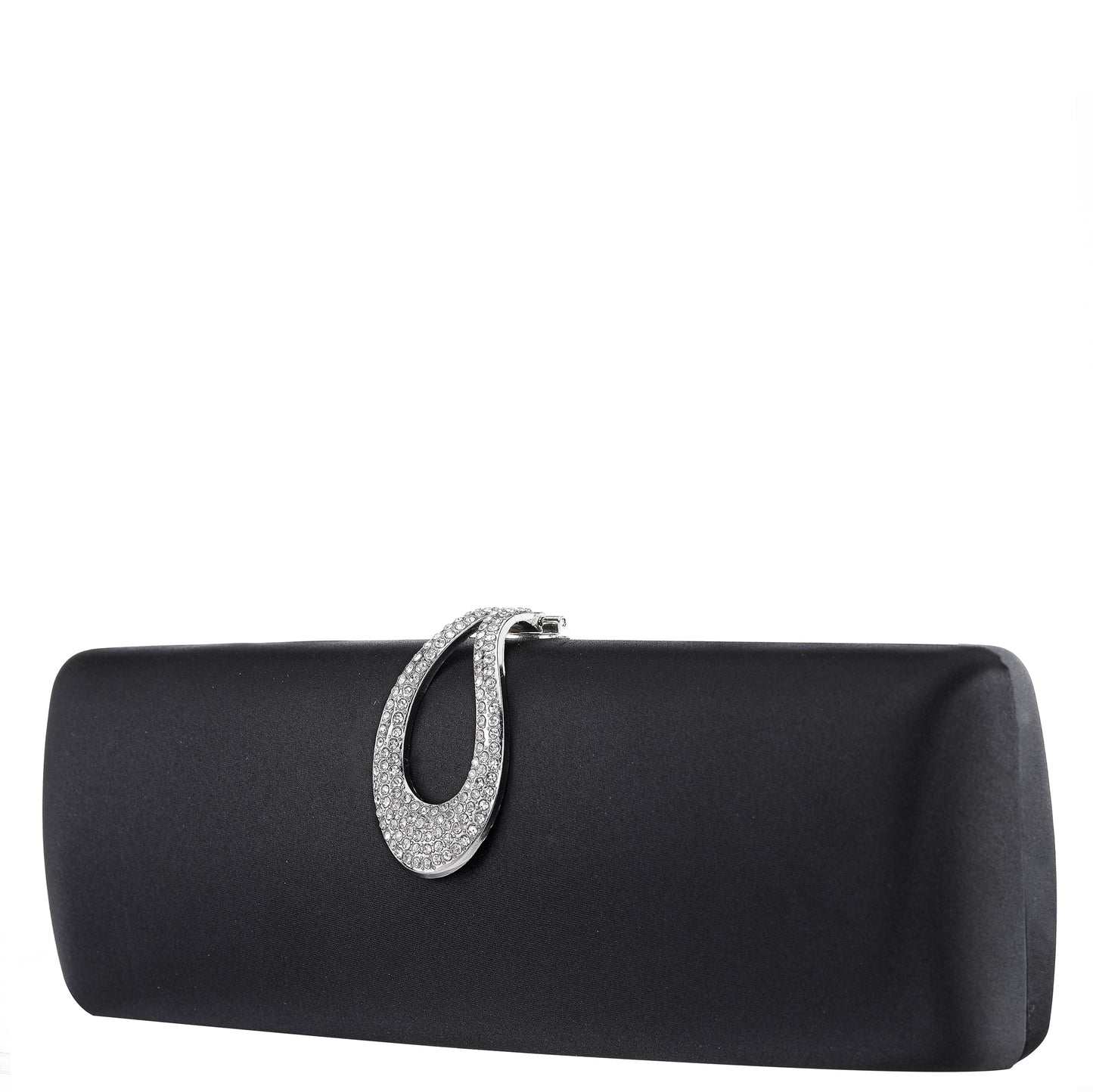 Nina Shoes Rumi-R Black Satin Minaudiere