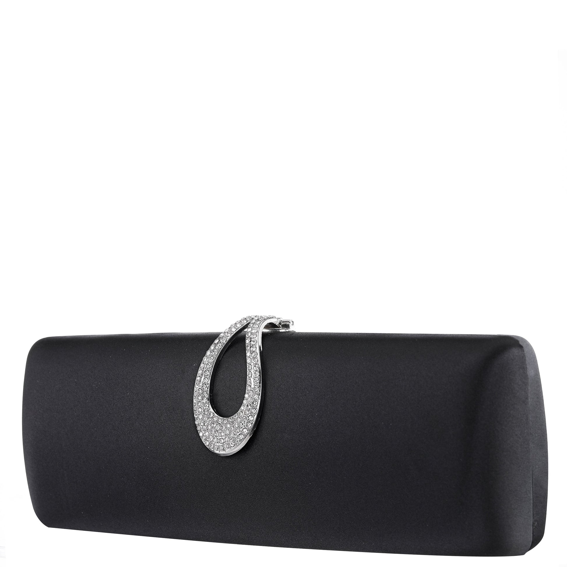 Nina Shoes Rumi-R Black Satin Minaudiere