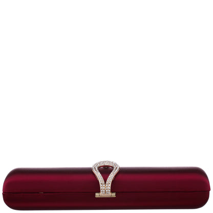 Nina Shoes Rumi-R Red Satin Minaudiere