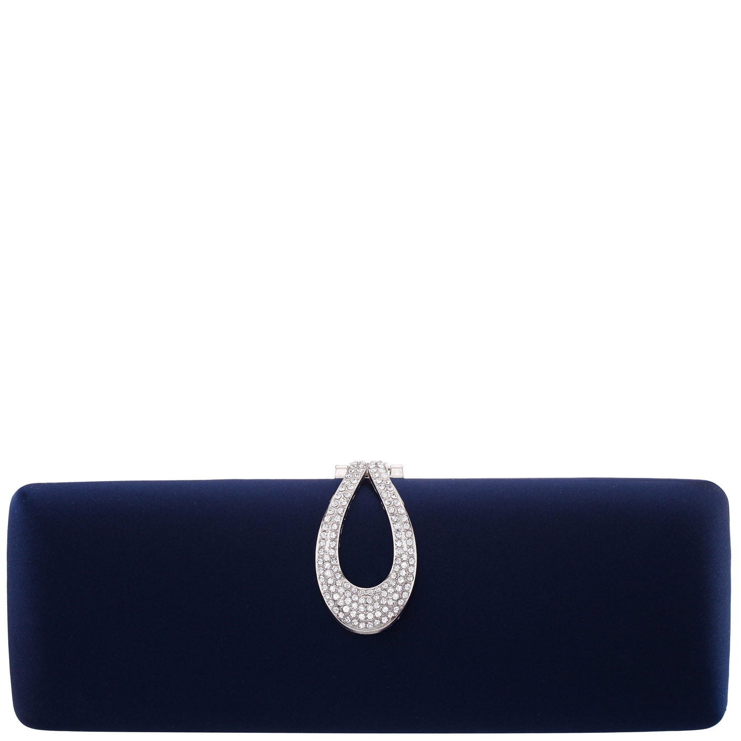 Nina Shoes Rumi-R Blue Satin Minaudiere