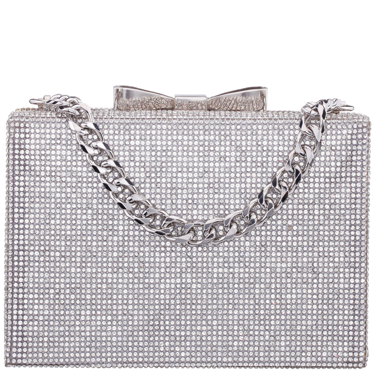 Nina Shoes Regalo Silver Solid Box Bag