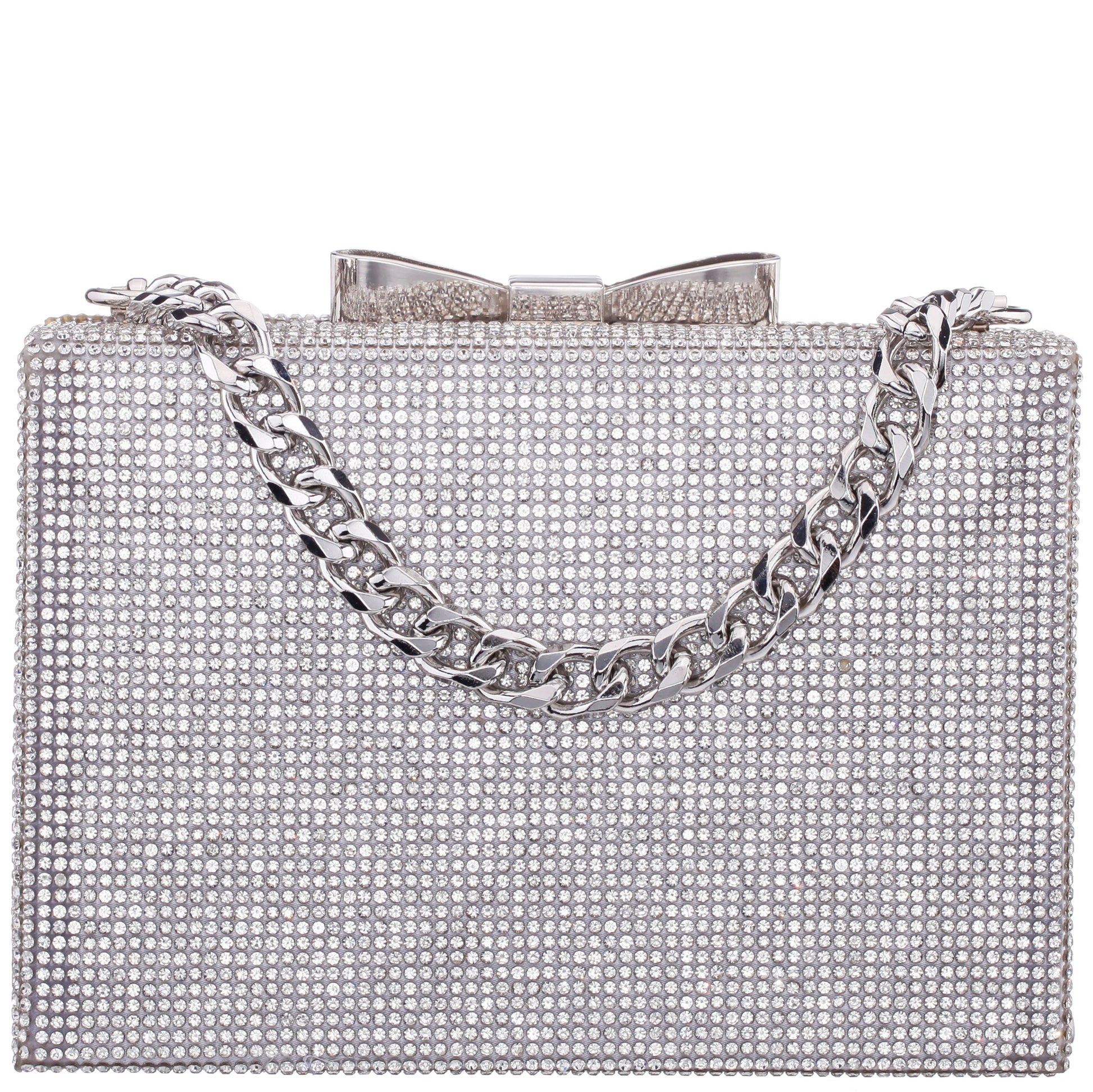 Nina Shoes Regalo Silver Solid Box Bag