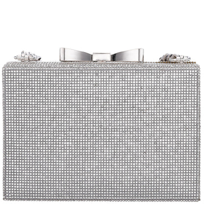 Nina Shoes Regalo Silver Solid Box Bag