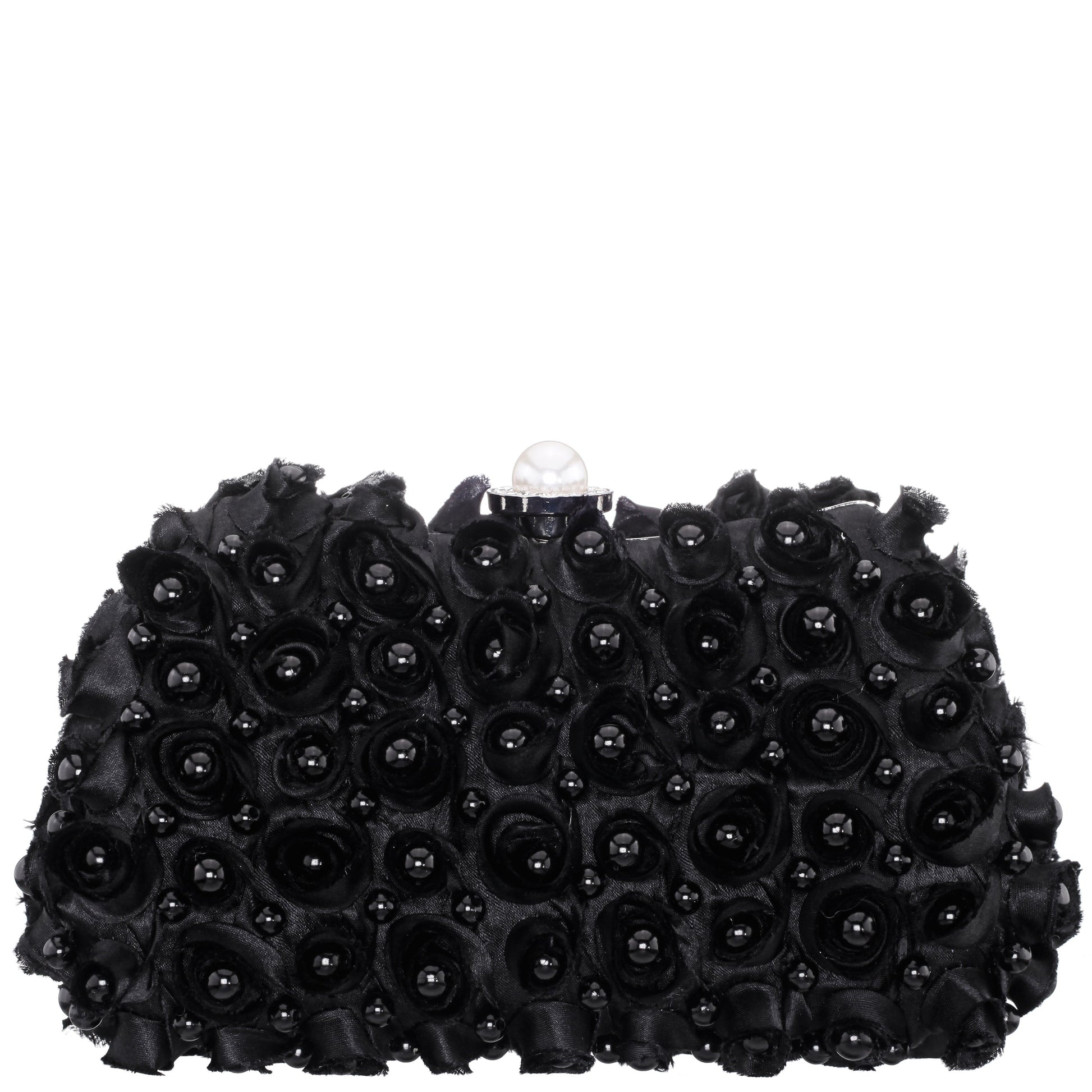 Nina Shoes Paloma Black Pearl/Polyester Box Bag