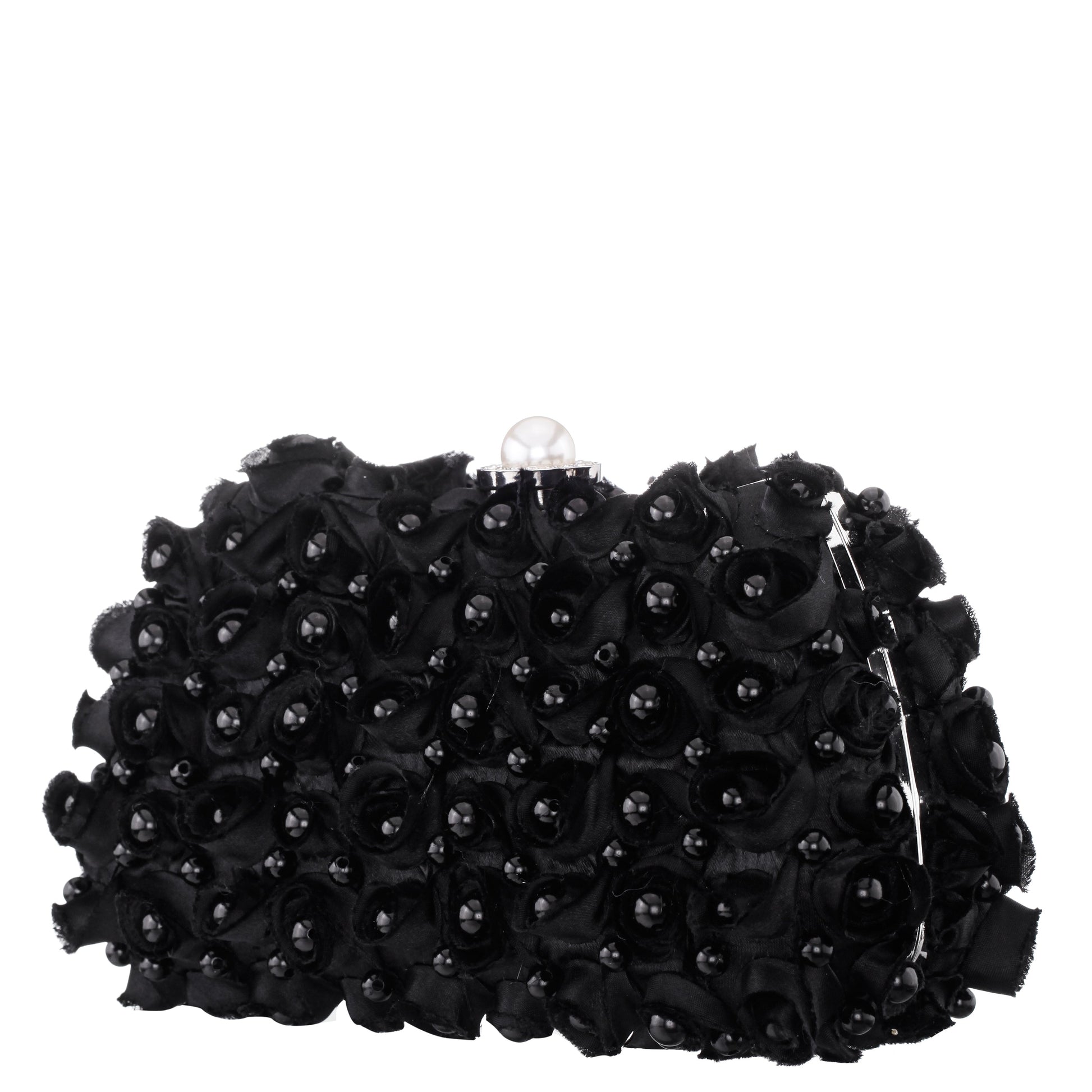 Nina Shoes Paloma Black Pearl/Polyester Box Bag