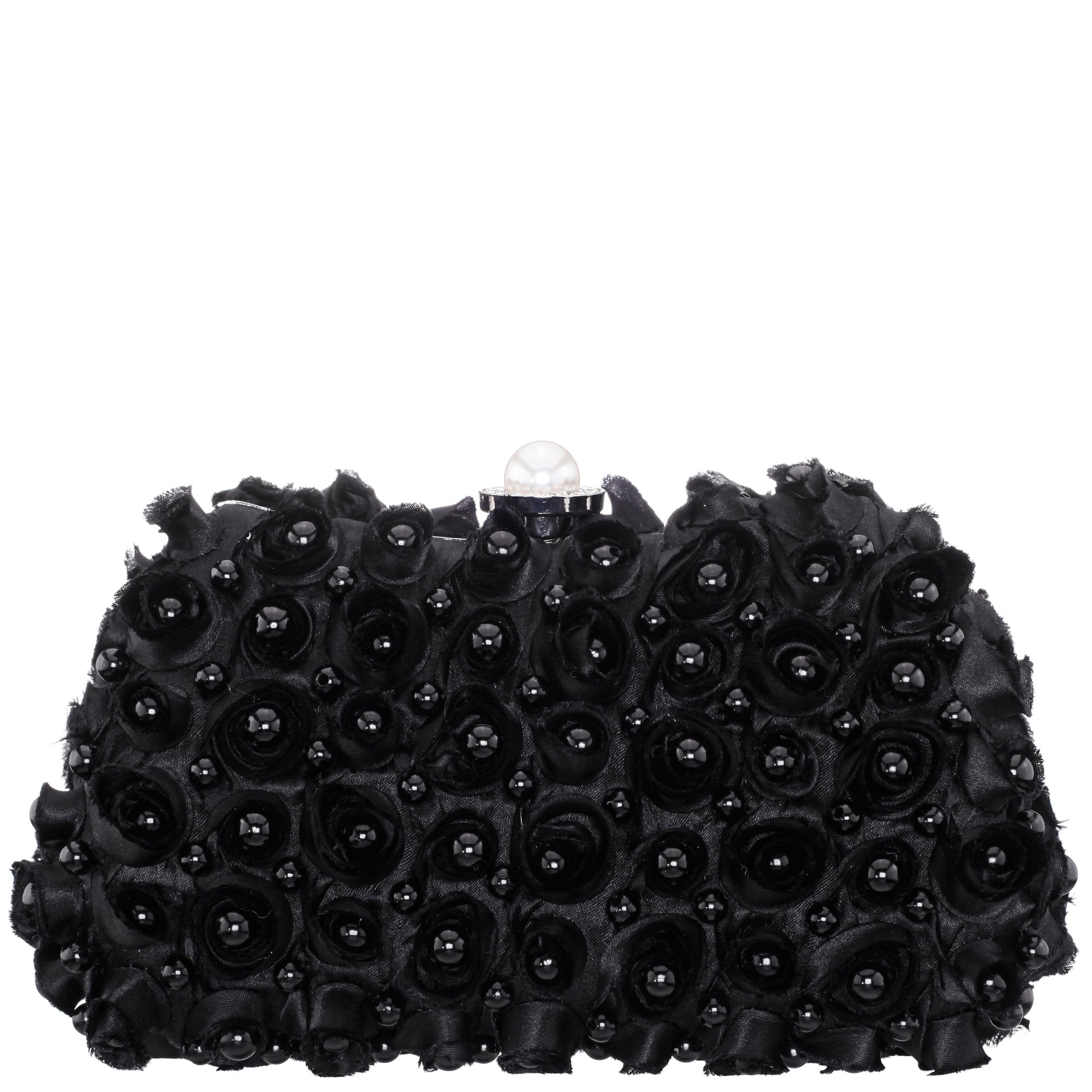 Nina Shoes Paloma Black Pearl/Polyester Box Bag