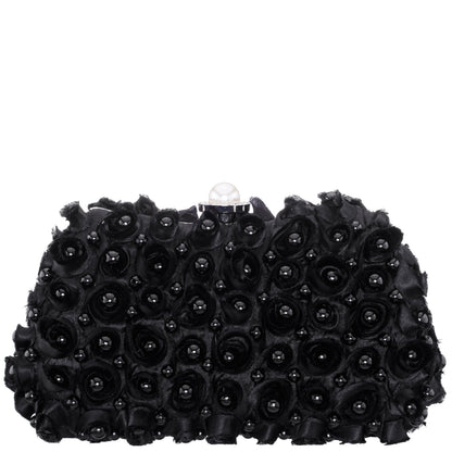 Nina Shoes Paloma Black Pearl/Polyester Box Bag