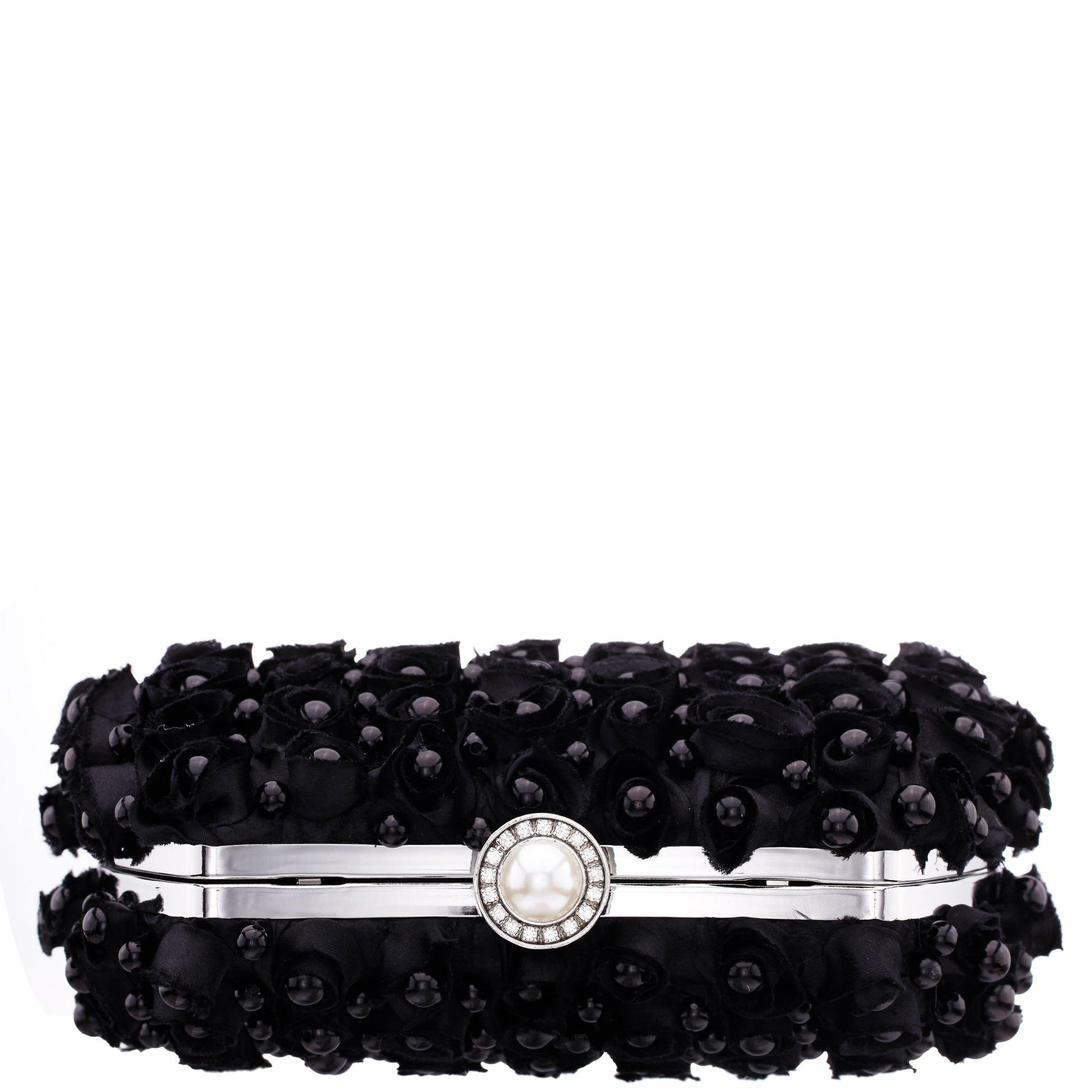 Nina Shoes Paloma Black Pearl/Polyester Box Bag