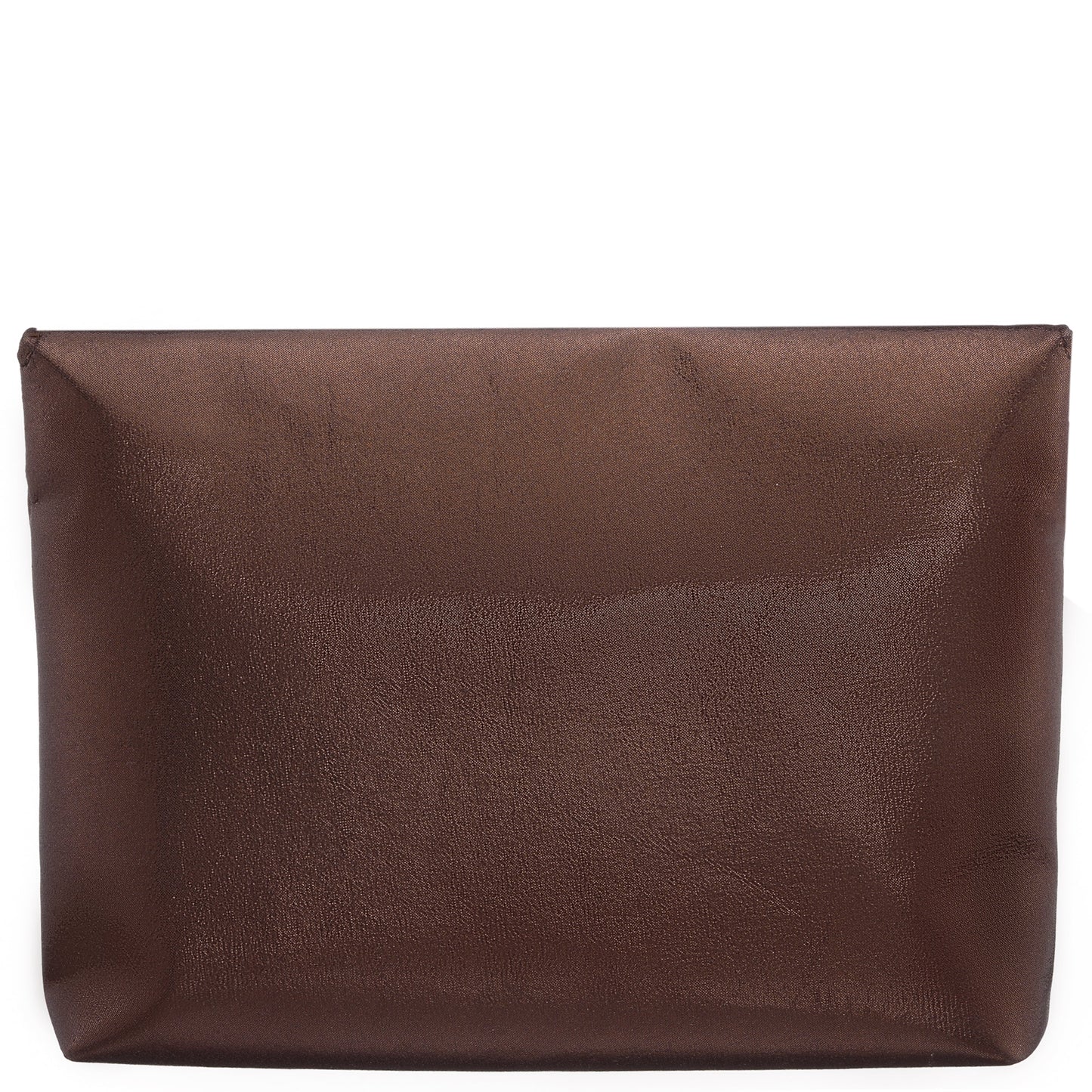 Nina Shoes Grayson Brown Reflective Suedette Foldover Clutch