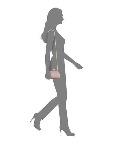 Nina Shoes Nivi Brown Satin Minaudiere