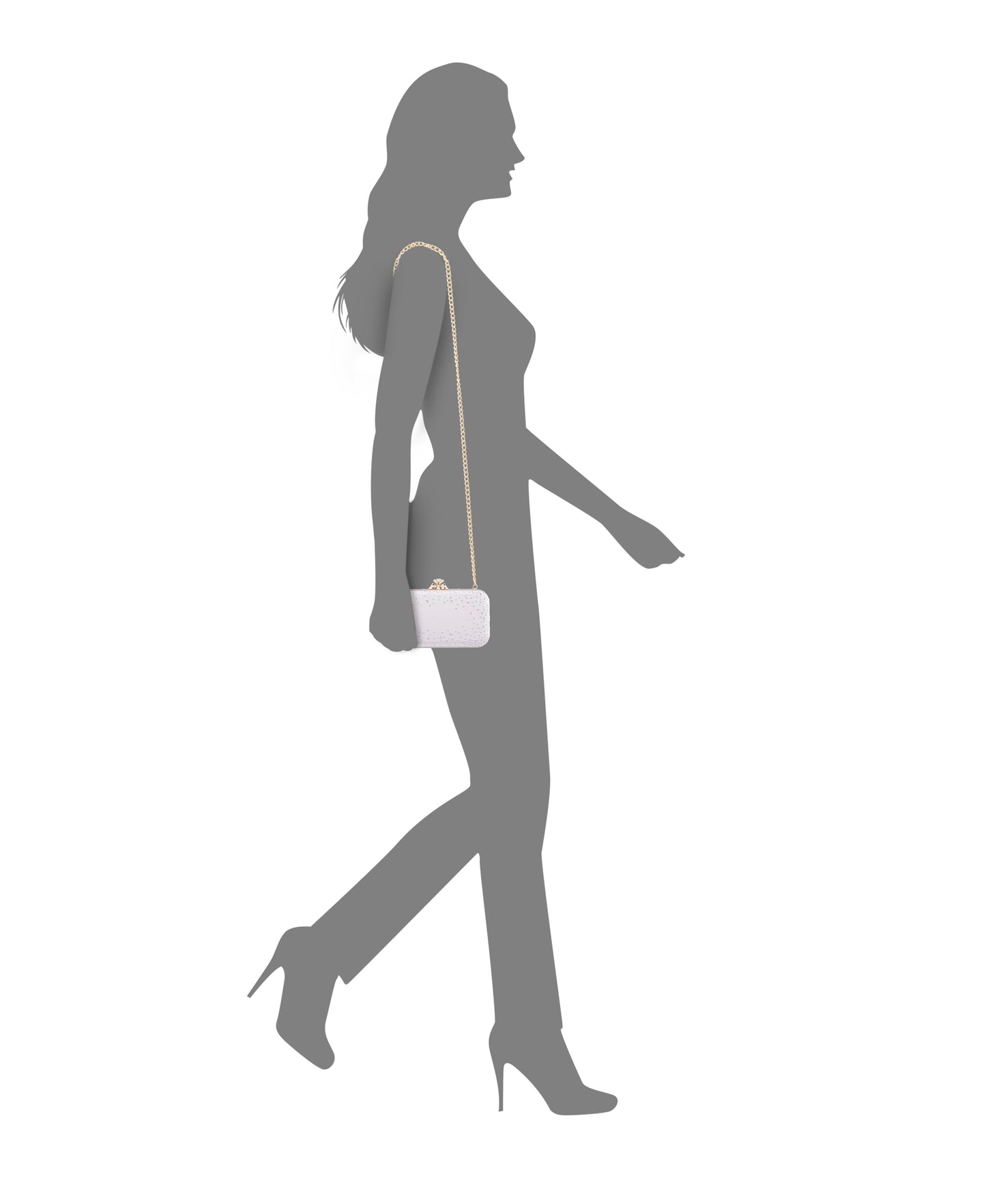 Nina Shoes Lindsay Beige Satin / Glass Crystal Minaudiere