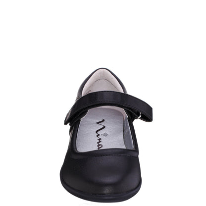 Nina Shoes Girls Dallas Black Mary Jane Flats