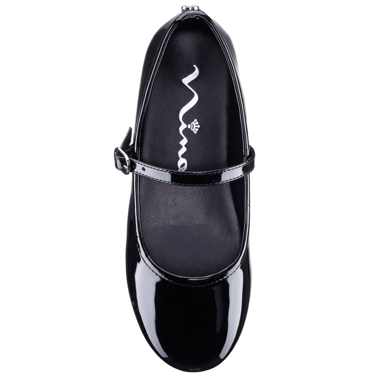 Nina Shoes Girls Nicola Black Patent Ballet Flats