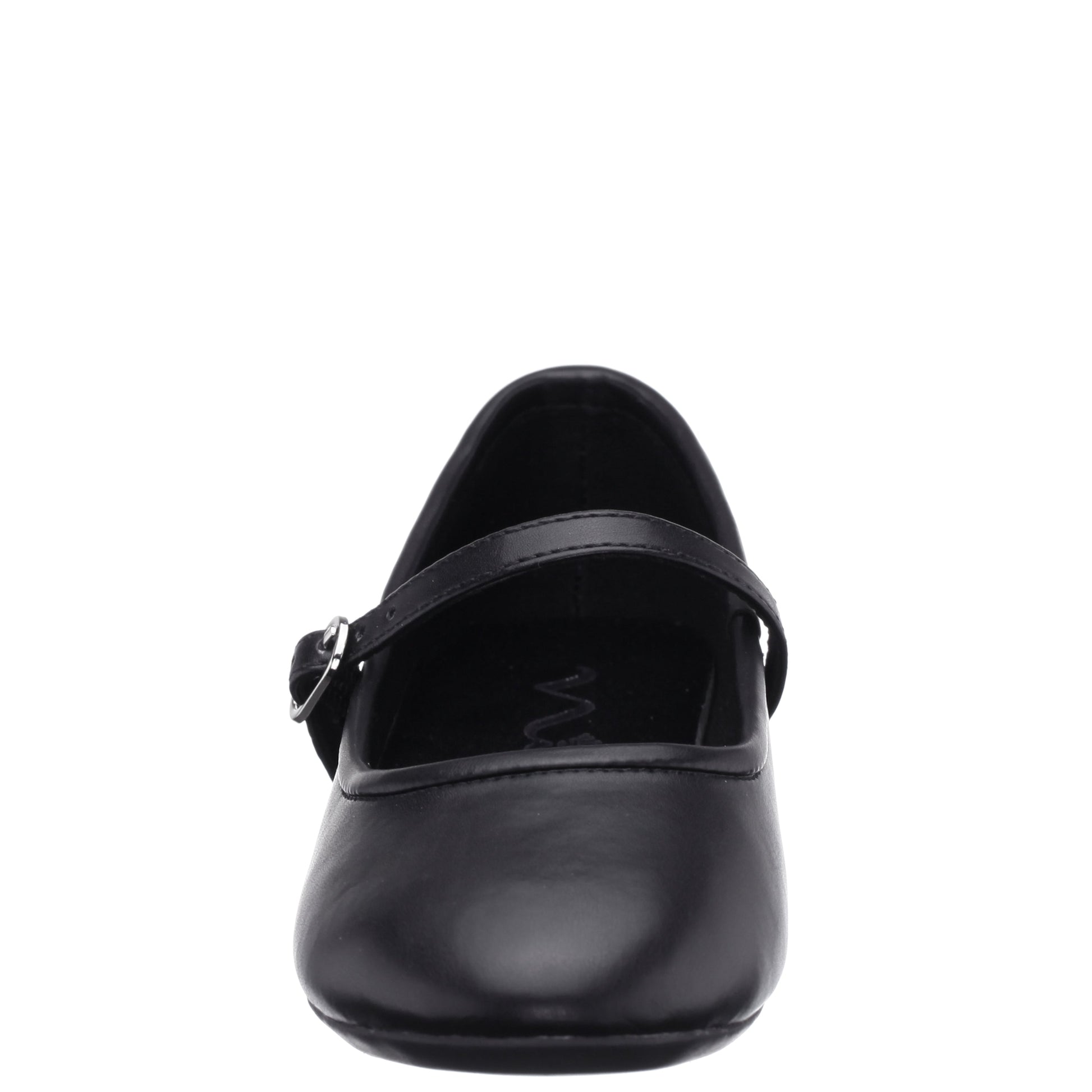 Nina Shoes Girls Nicola Black Smooth Ballet Flats