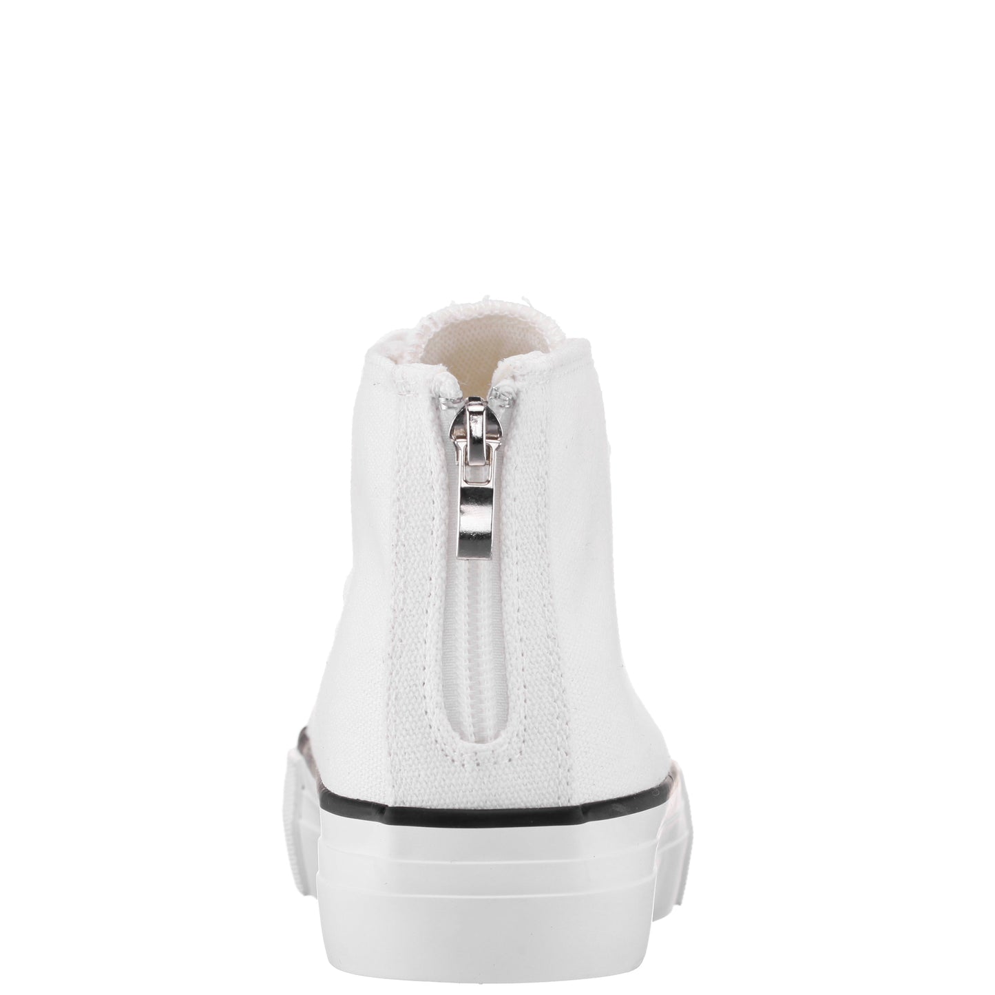 Nina Shoes Girls Tanya White Canvas High Top Sneakers