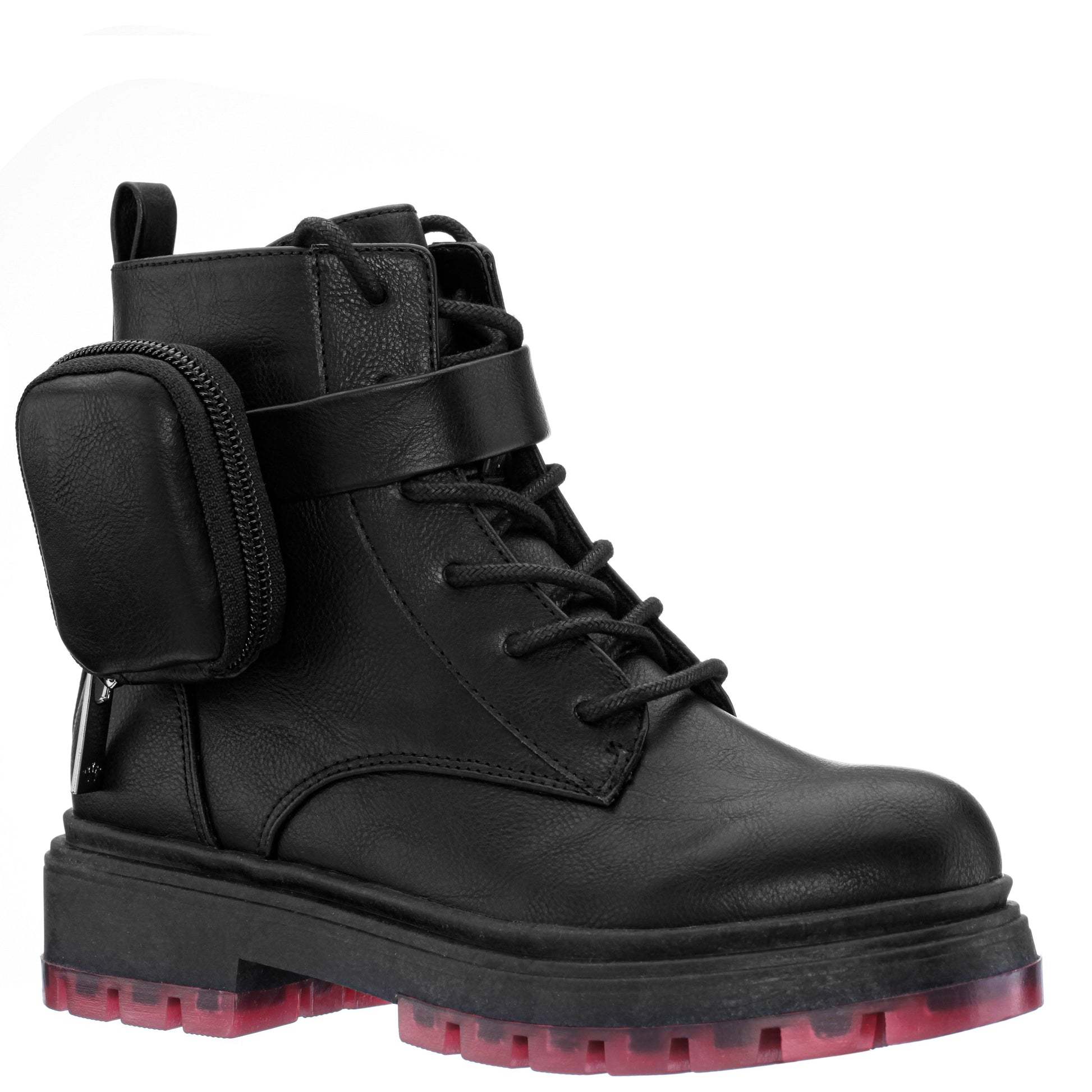 Nina Shoes Girls Milly Black Inside Zip Boots w/Pouch