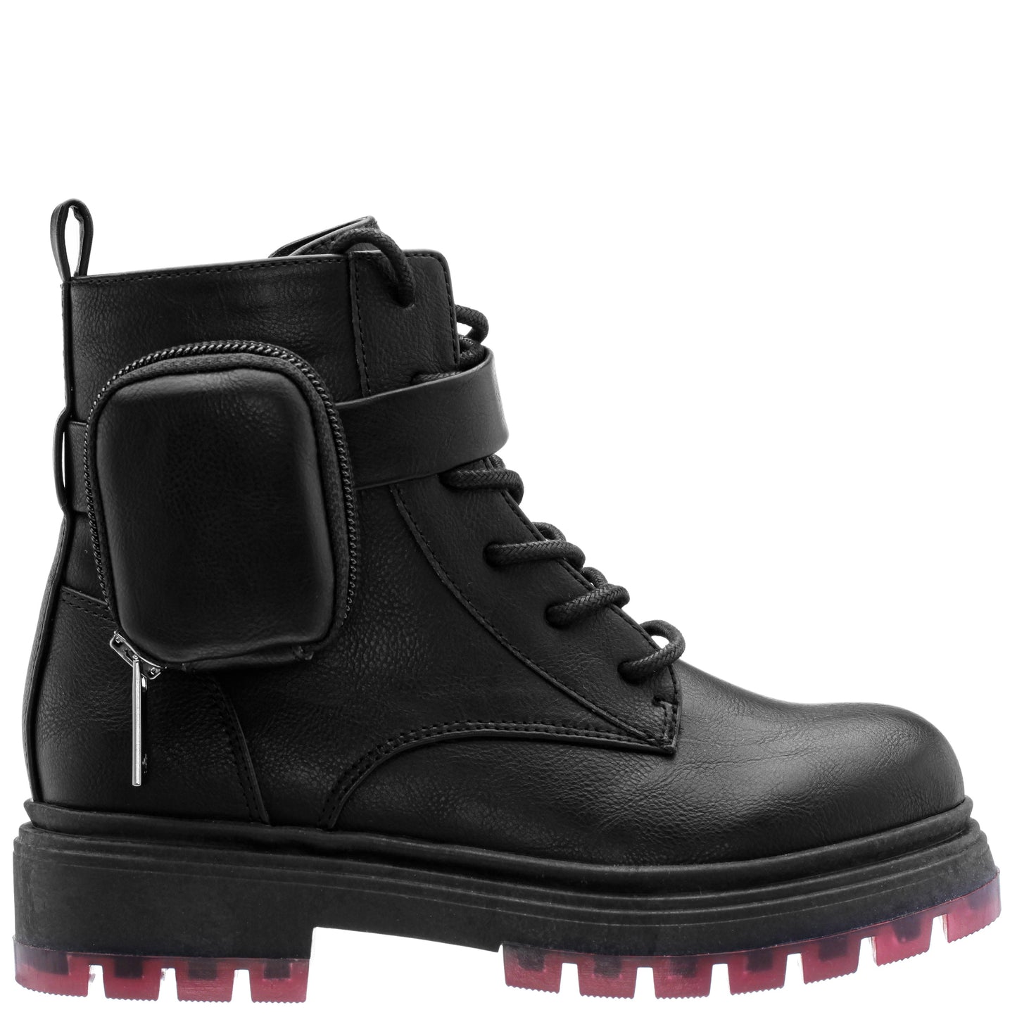 Nina Shoes Girls Milly Black Inside Zip Boots w/Pouch