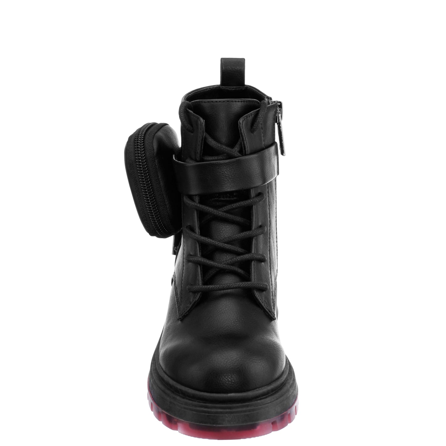 Nina Shoes Girls Milly Black Inside Zip Boots w/Pouch