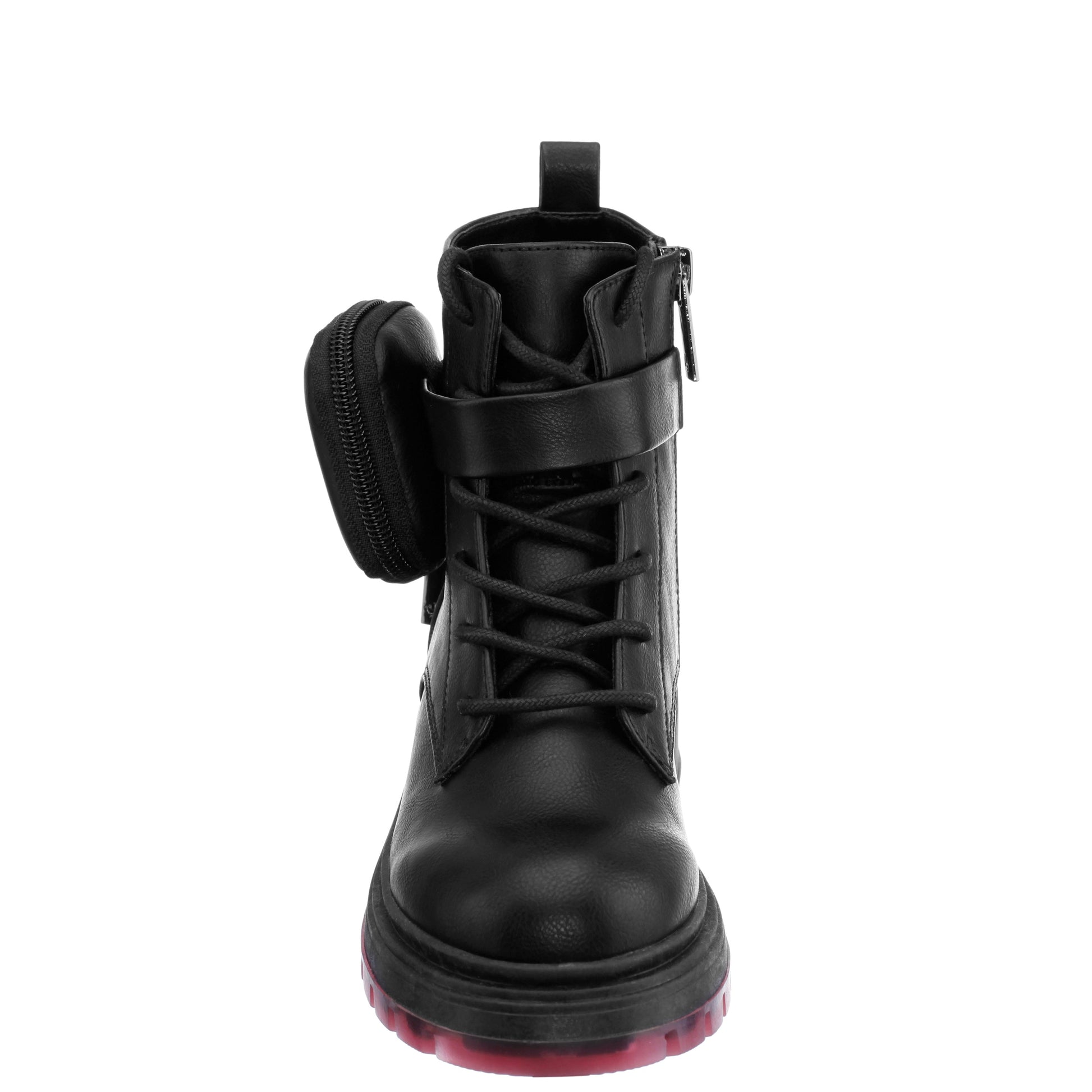 Nina Shoes Girls Milly Black Inside Zip Boots w/Pouch
