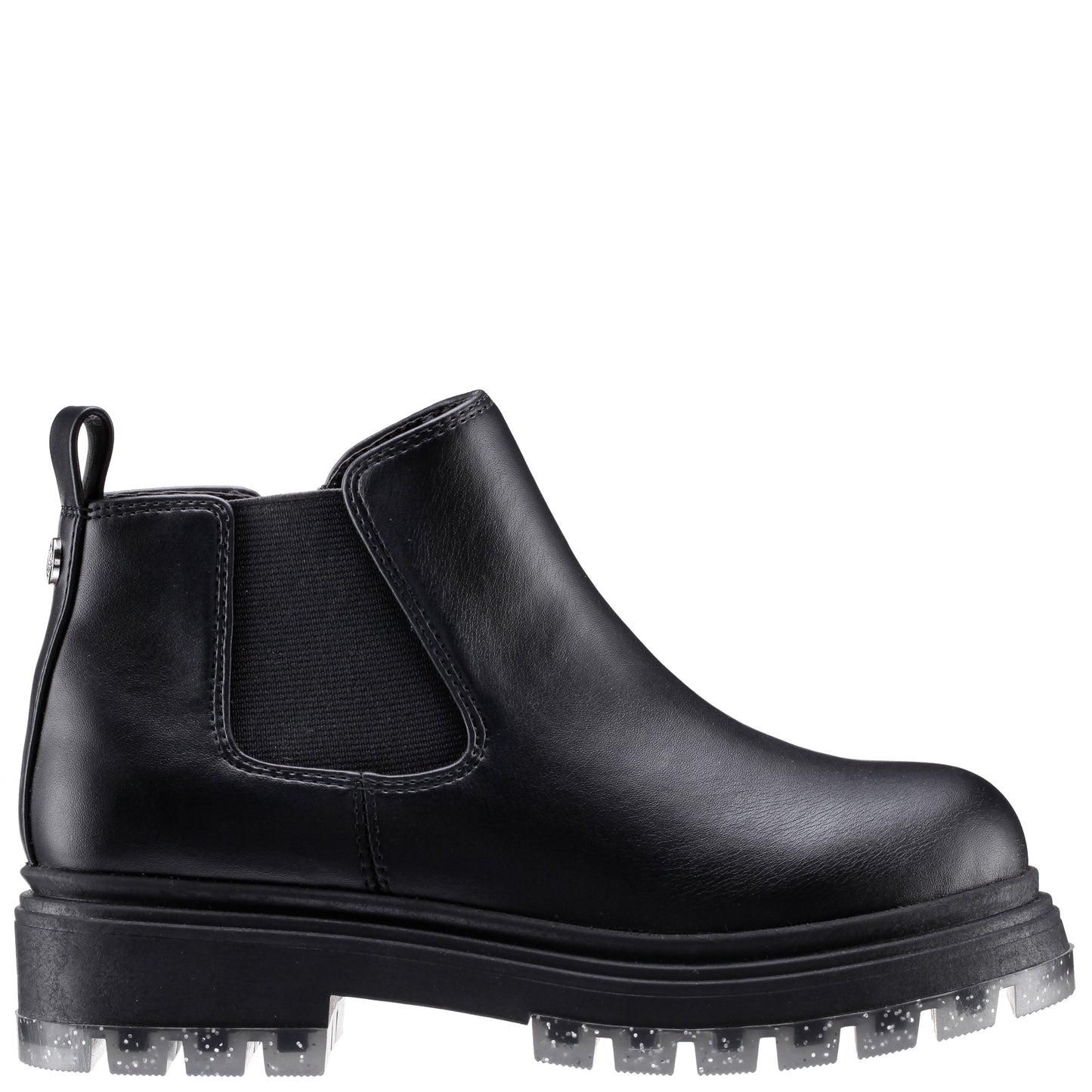 Nina Shoes Girls Prisila Black Inside Zip Ankle Boots