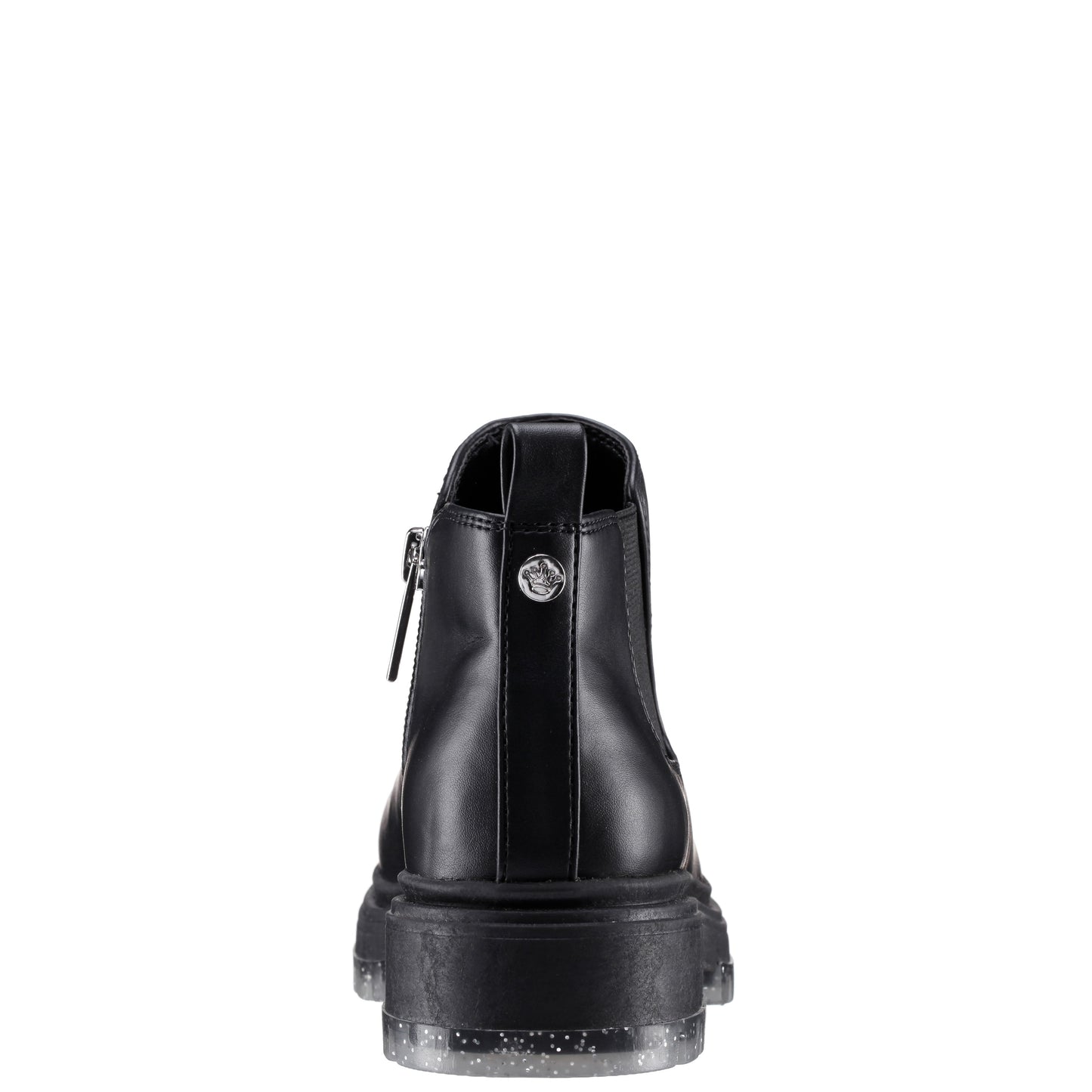 Nina Shoes Girls Prisila Black Inside Zip Ankle Boots