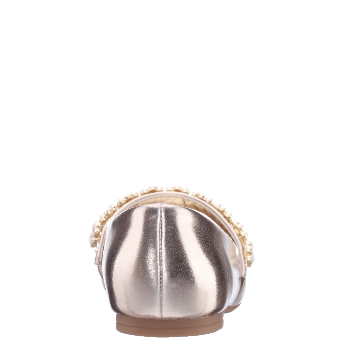 Nina Shoes Girls Joansie Light Gold Metallic Ballet Dress Shoe